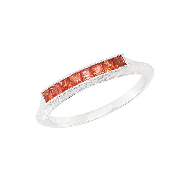 Orange Sapphire Channel Band
